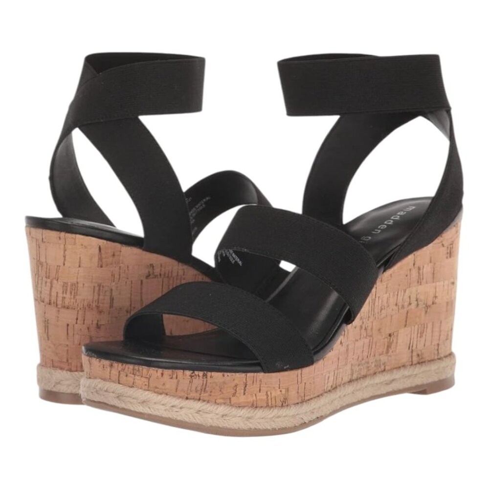 New Madden Girl Women's Marandaa Wedge Sandal - Size: MultiSize - Color: Black F